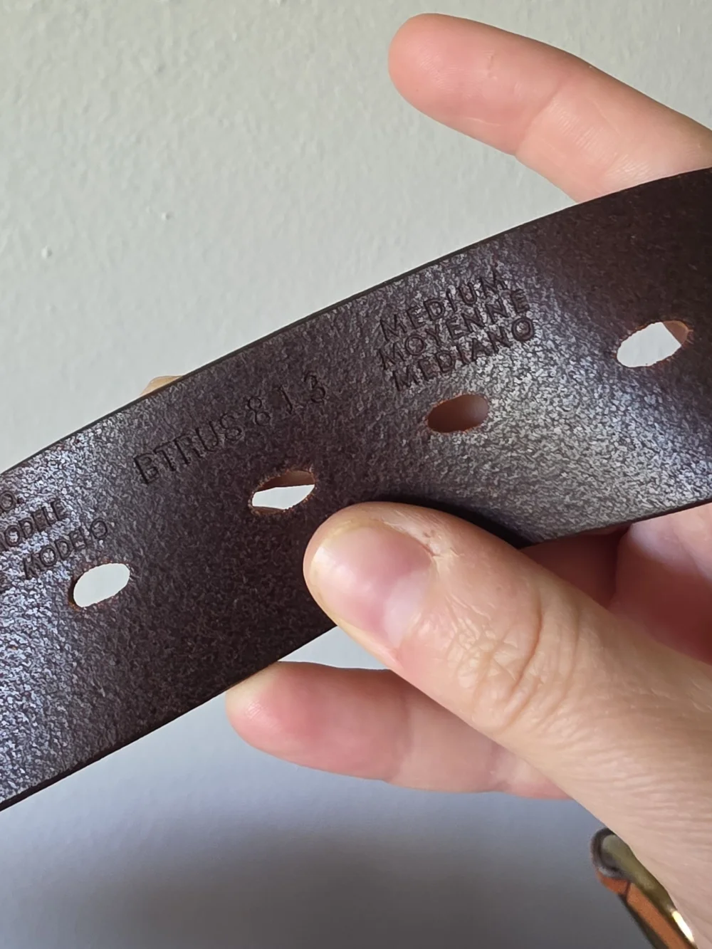 Vintage Liz Claiborne Tan Genuine Leather Western Boho Belt